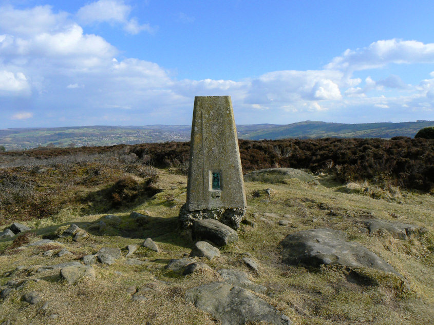 Stanton Moor trig Stanton Moor trig